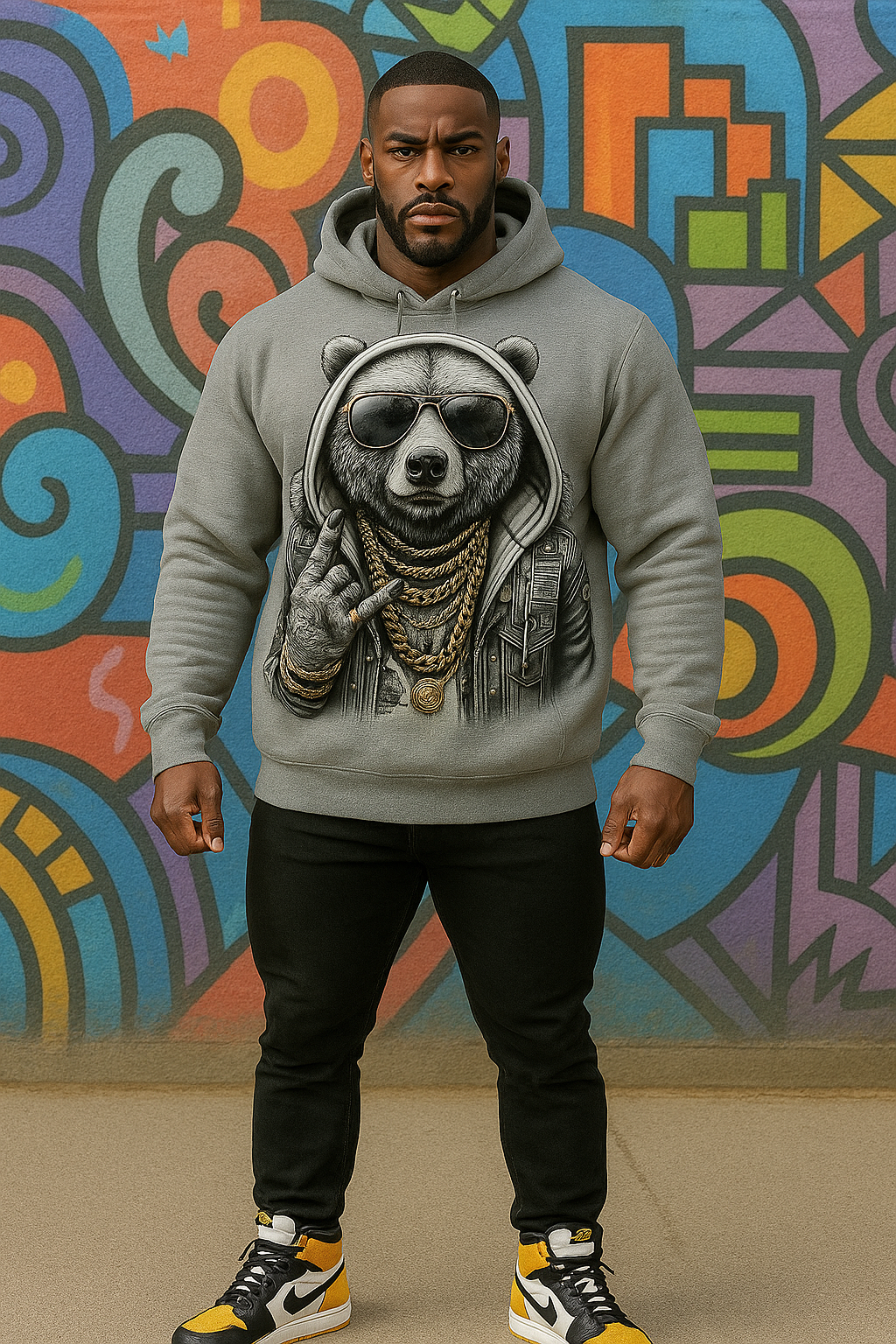 Grizzly Swag Street Art