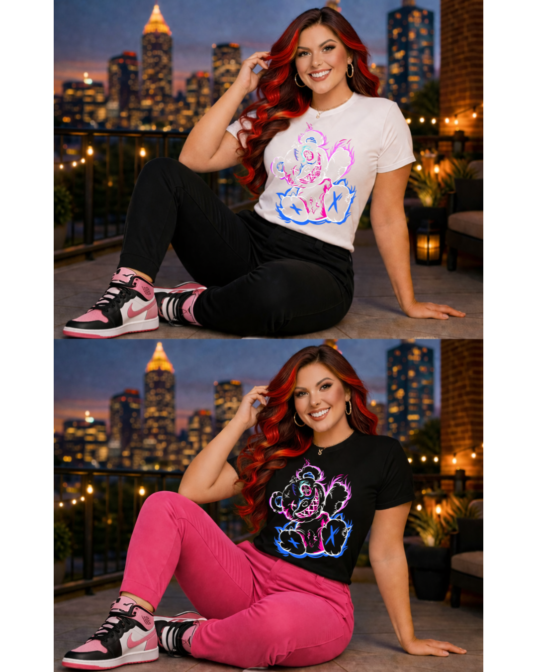 Neon Mouse Fusion Streetwear T-Shirt – Sneaker-Inspired Urban Graphic Tee | Premium Black Streetwear Shirt
