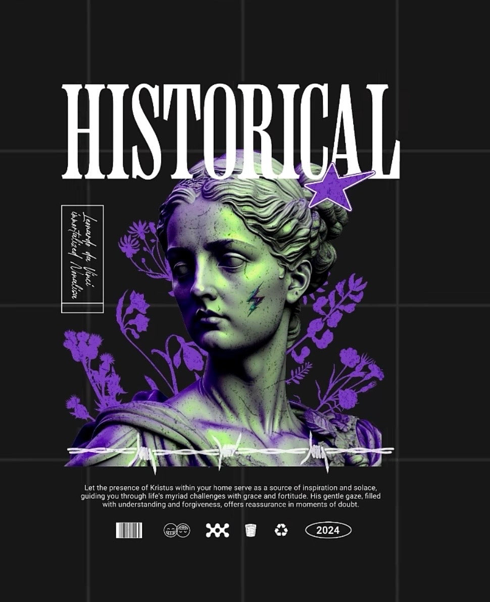 Historical Statue Art Tee