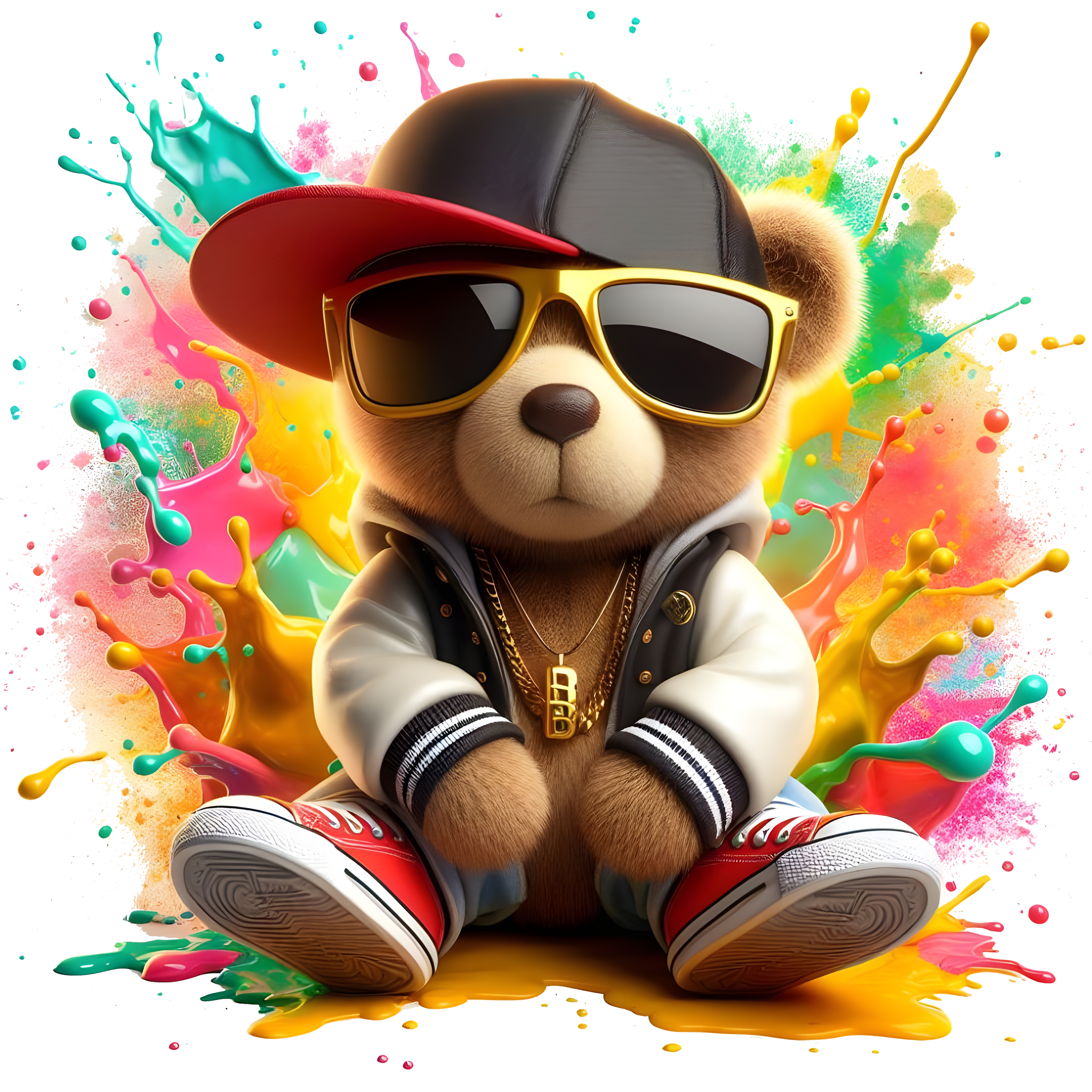 Color Raid Teddy Bear/ Street wear