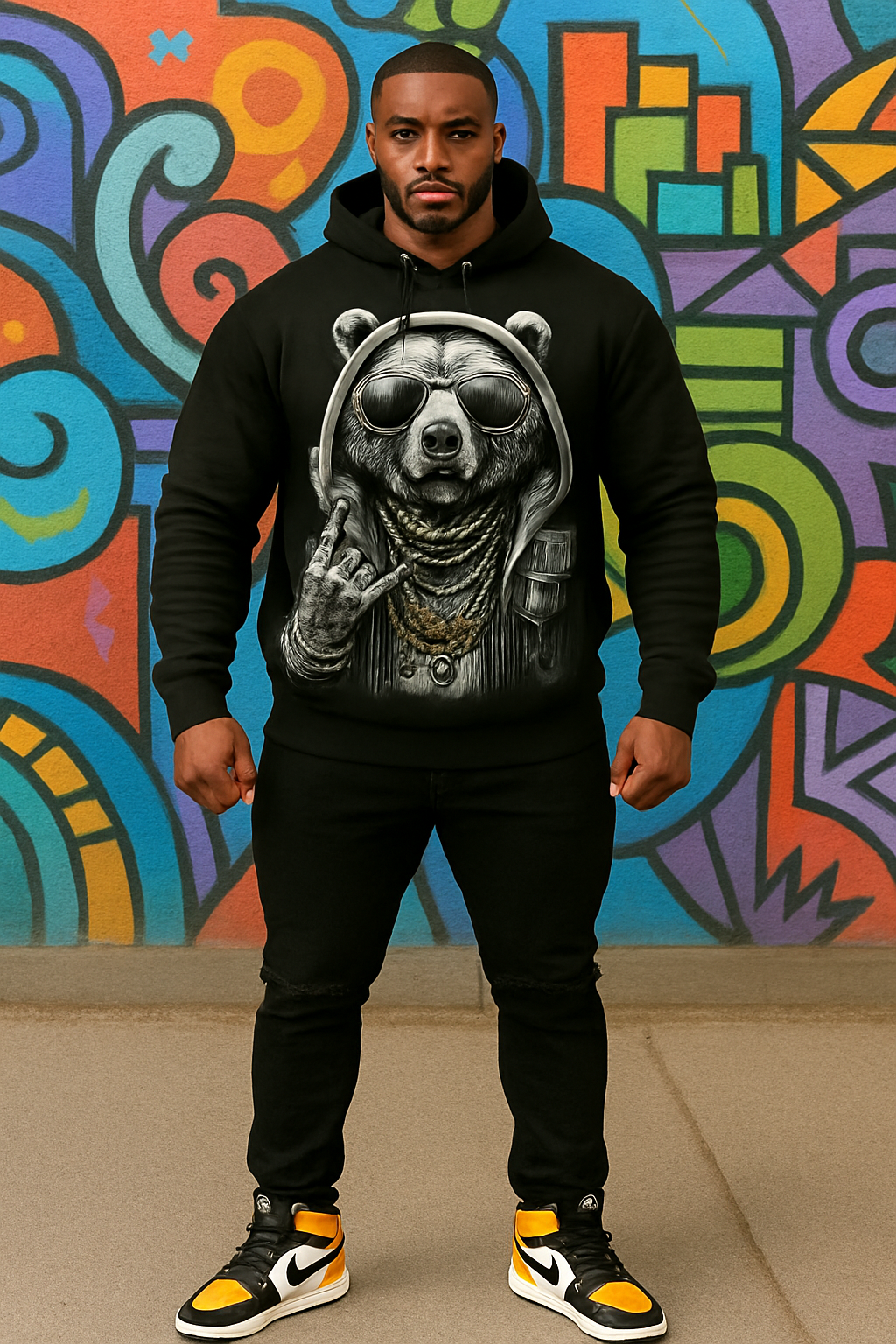 Grizzly Swag Street Art