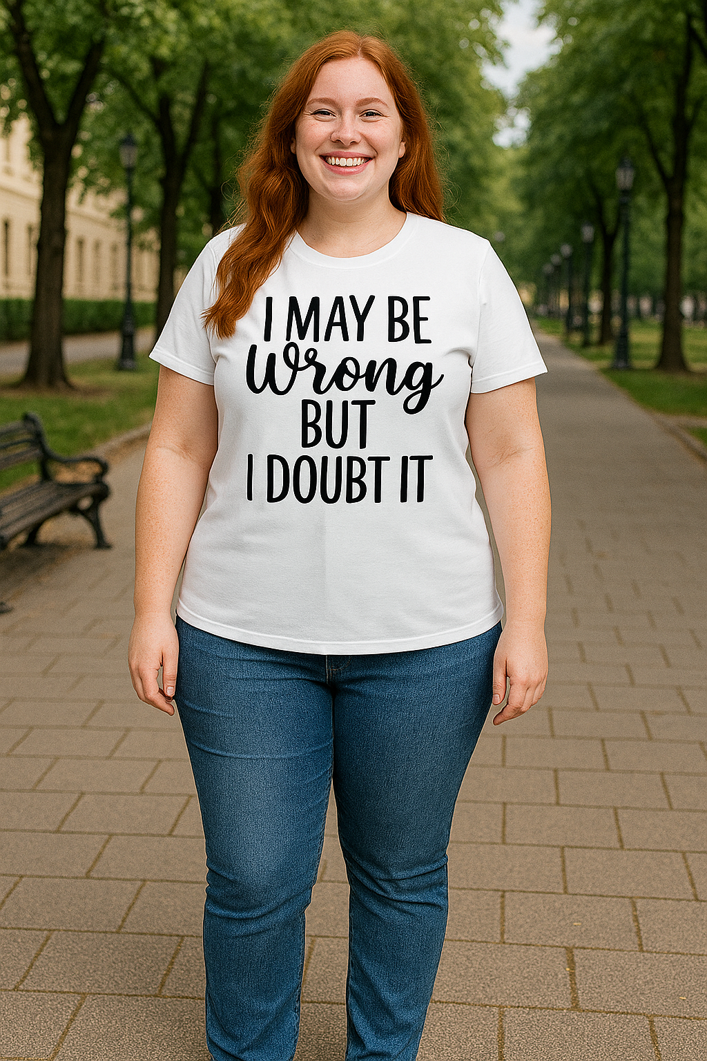 y- I May Be Wrong But I Doubt It Shirt – Funny Sarcastic T-Shirt, Confident Humor Tee,