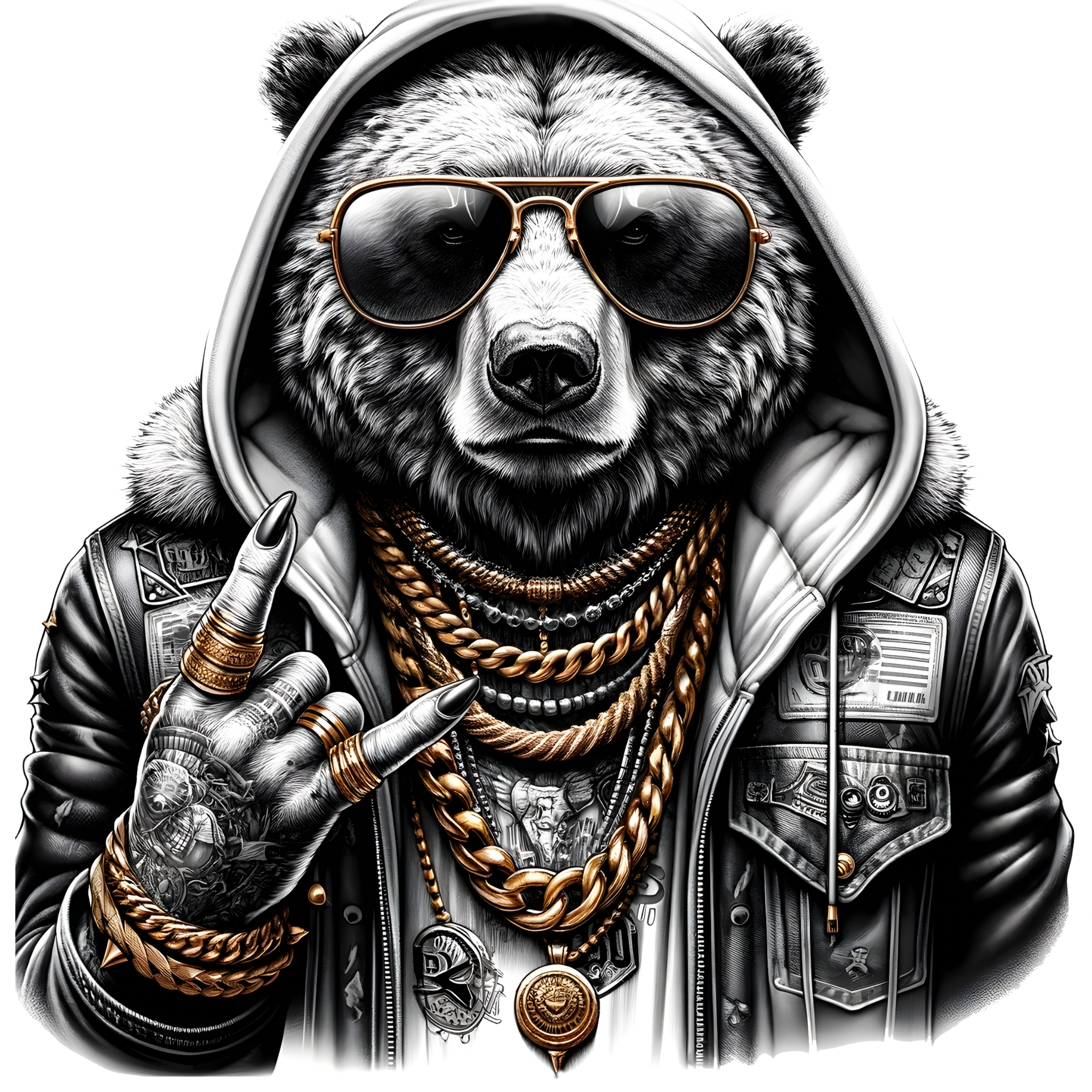 Grizzly Swag Street Art