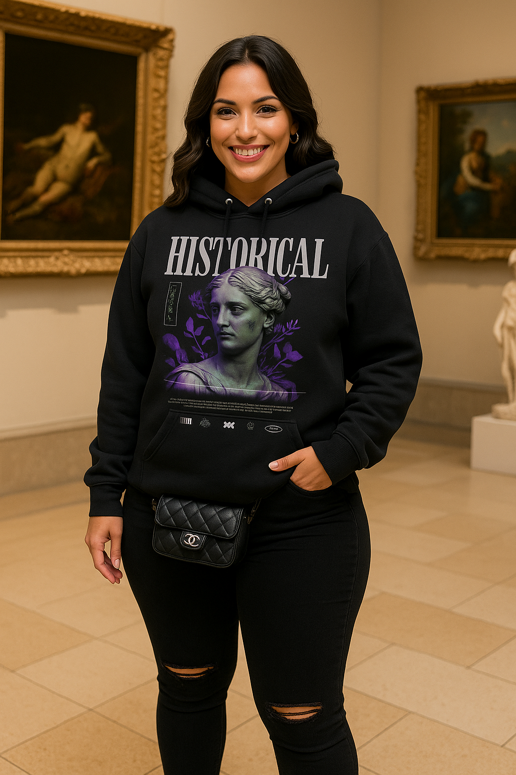 Historical Statue Art Tee