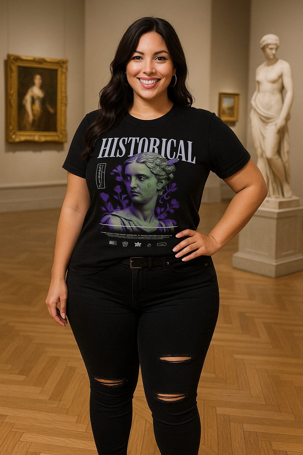 Historical Statue Art Tee