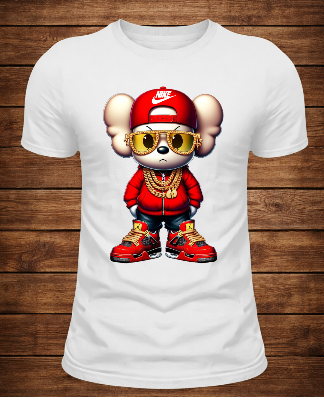 Nike Air Jordan Mouse Fusion Streetwear Tee | Luxury Urban Sneaker Culture Shirt