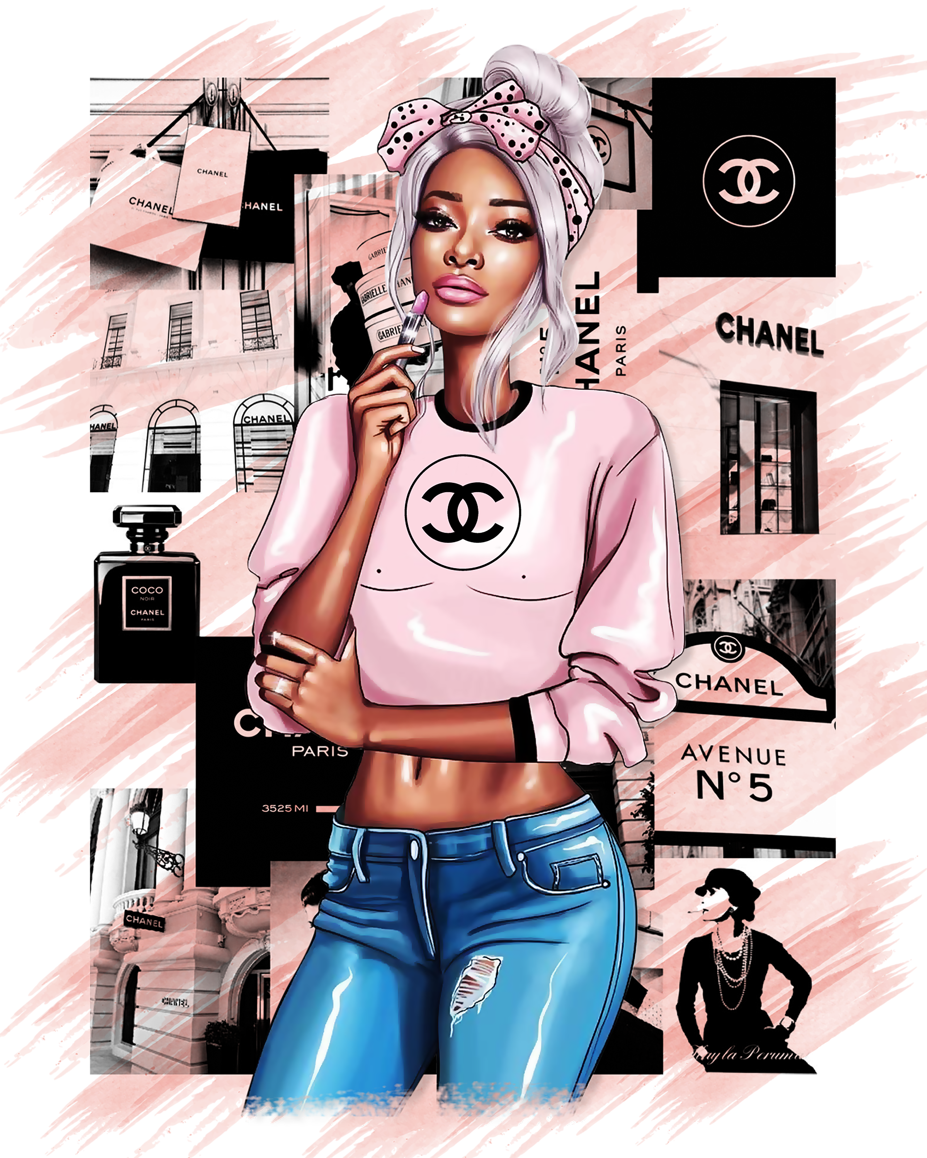 Chanel Pink Line Premium Shirt Collection – Luxury Meets Street Style