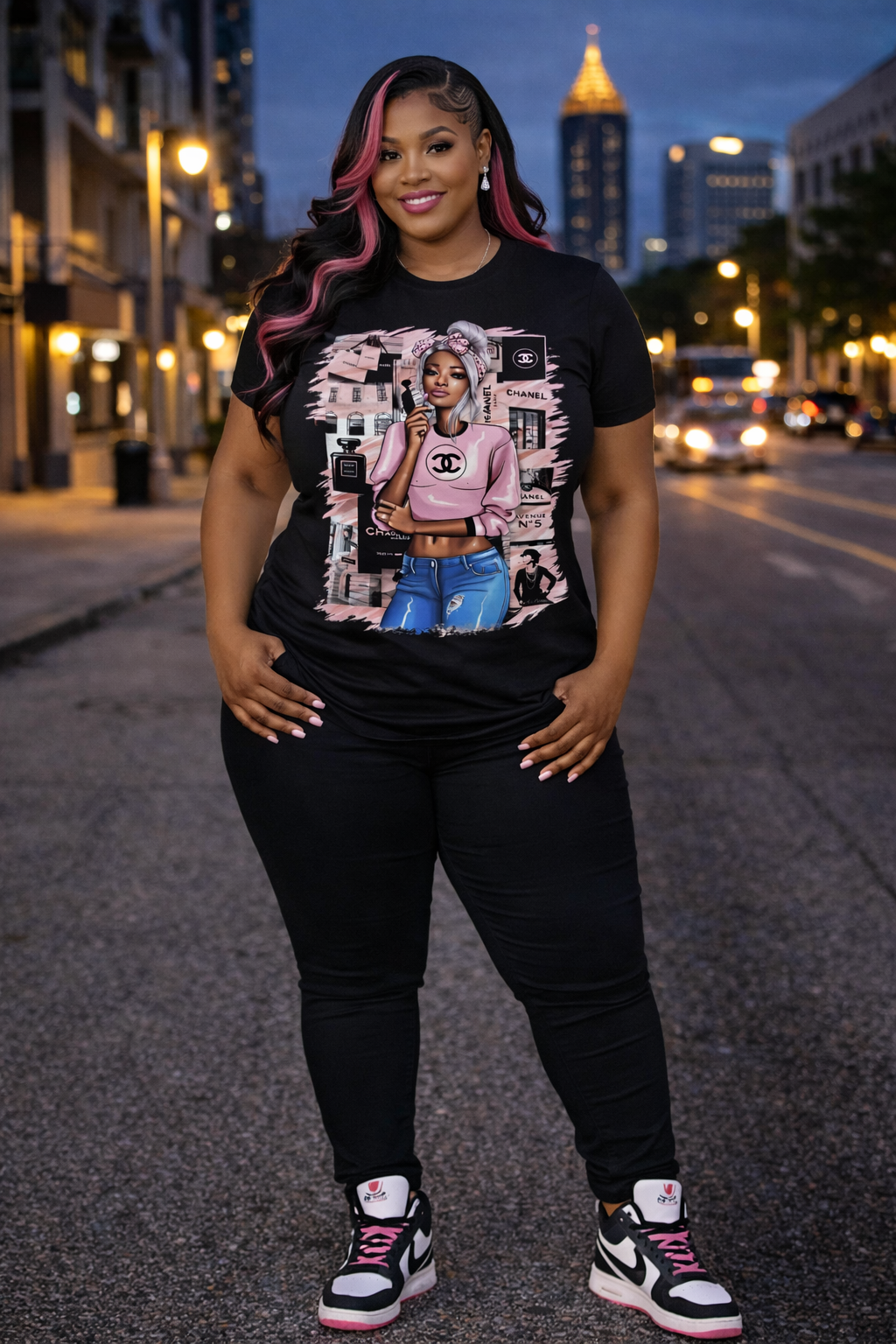 Chanel Pink Line Premium Shirt Collection – Luxury Meets Street Style