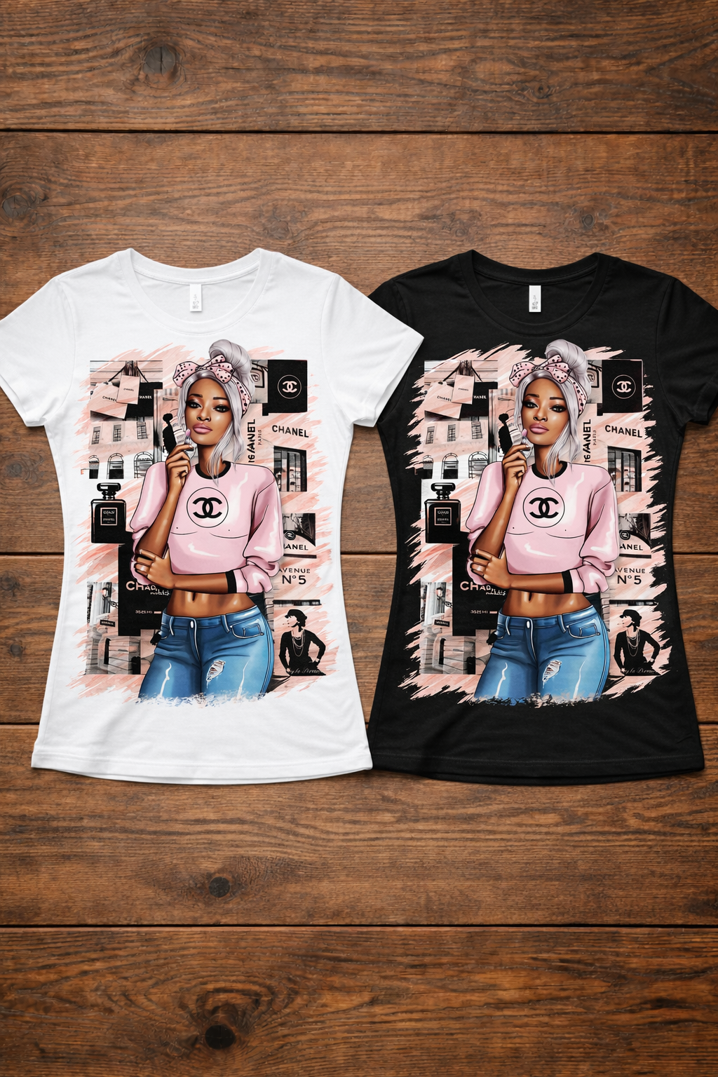 Chanel Pink Line Premium Shirt Collection – Luxury Meets Street Style