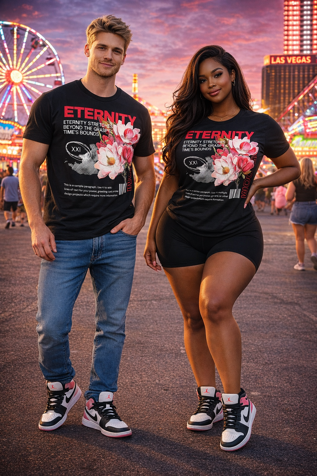 Eternity Freedom Magnolia Crewneck | Floral Graphic Sweater | Inspirational Streetwear | iSmash_Tees