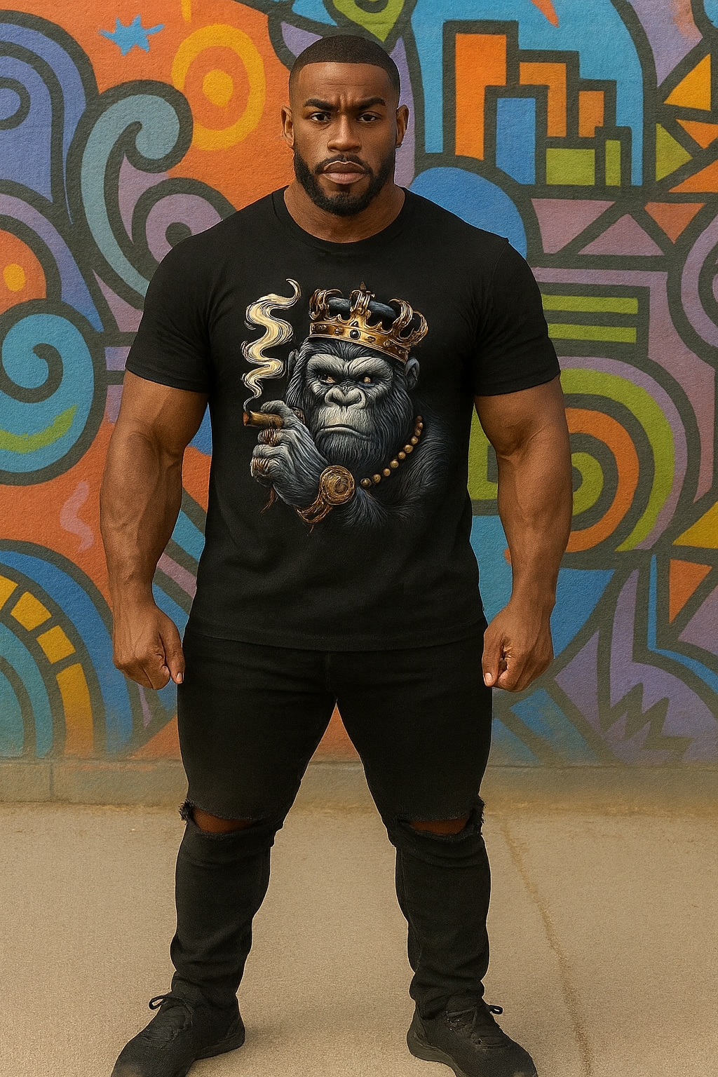 A- King Ape - Crowned Authority Tee
