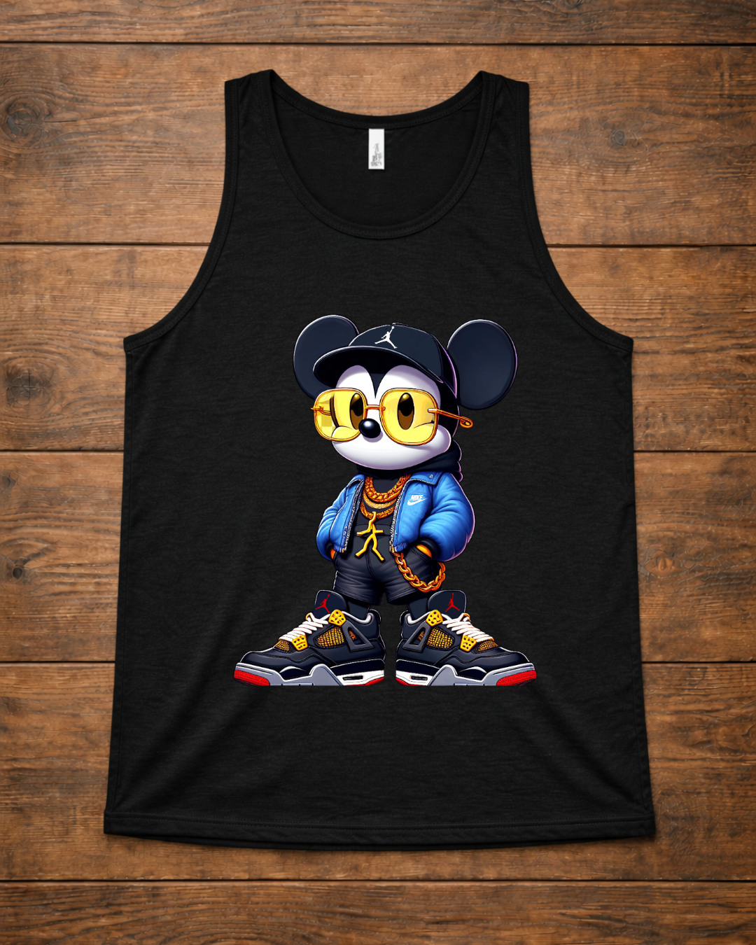 Mouse Fusion Streetwear Tee – Luxury Sneaker Culture Meets Iconic Cartoon Swagger