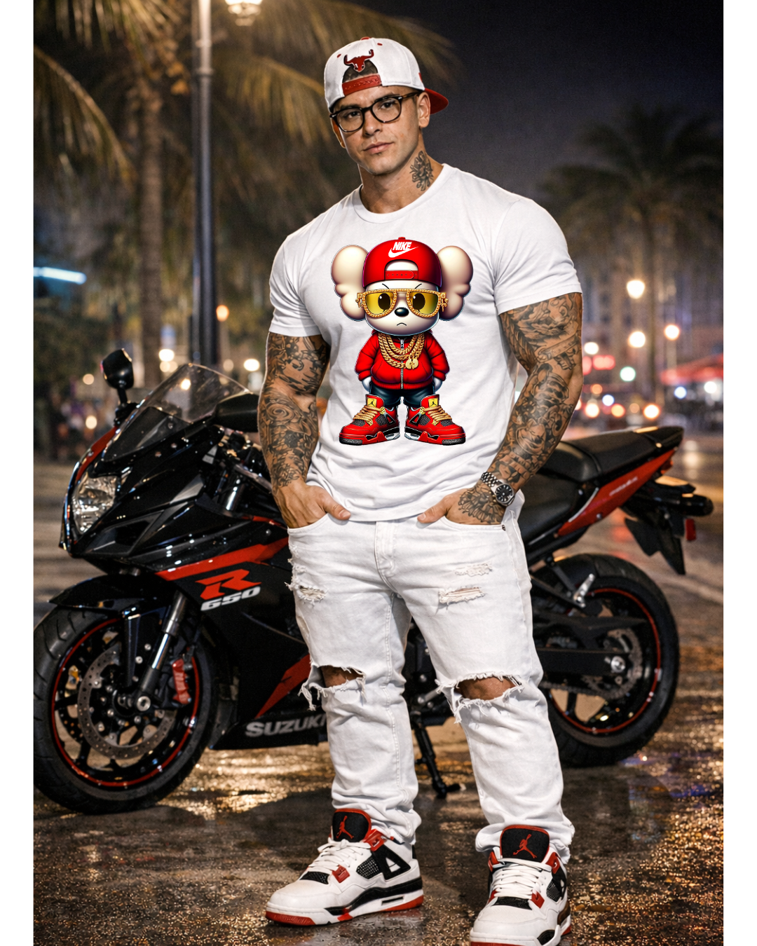 Nike Air Jordan Mouse Fusion Streetwear Tee | Luxury Urban Sneaker Culture Shirt