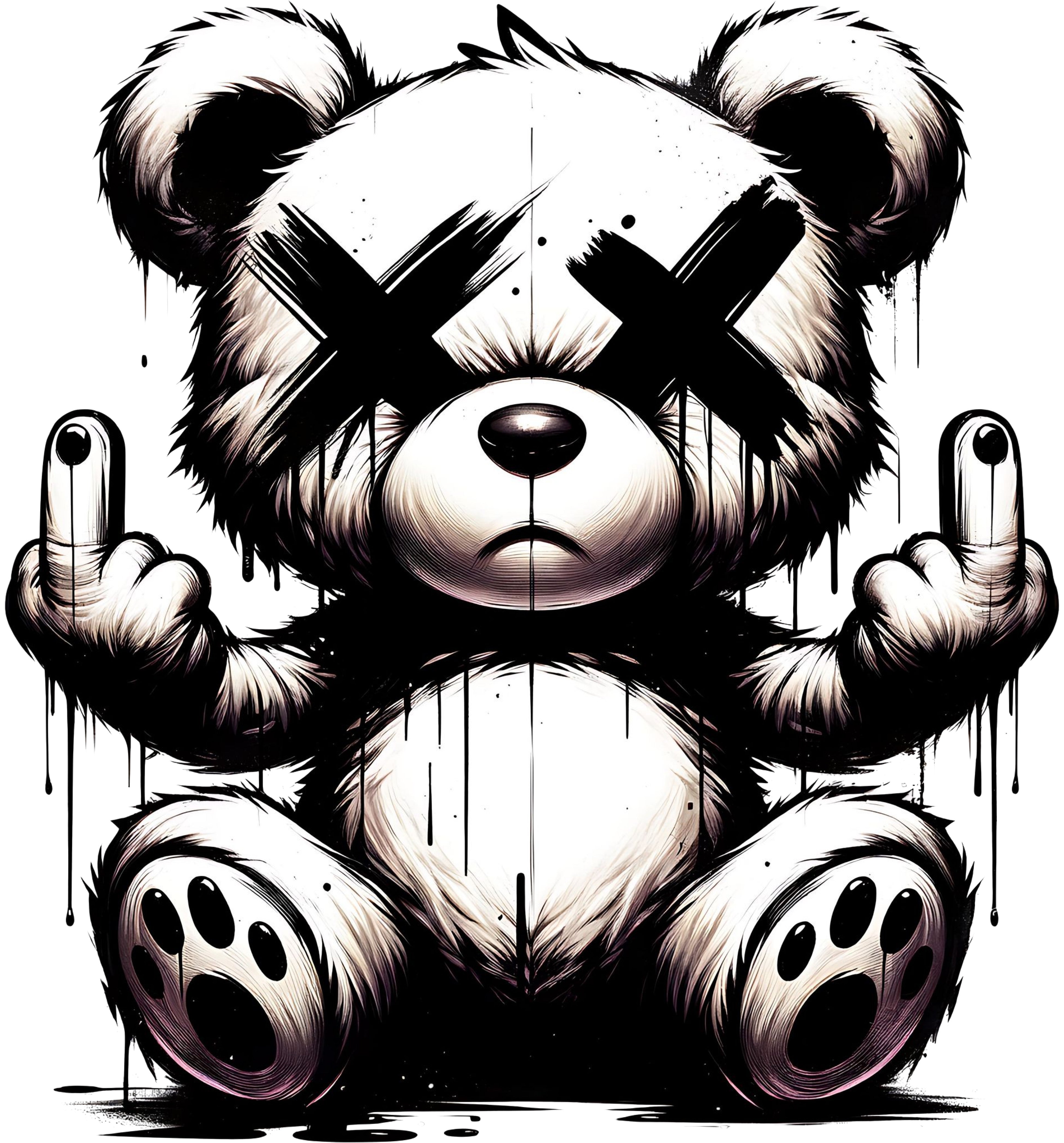 Middle finger Teddy