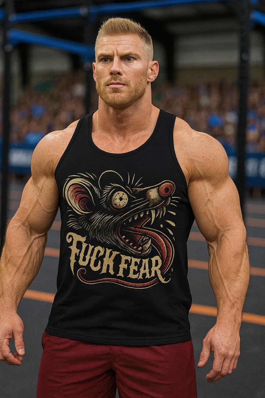 Fk Fear Rat Graphic T-Shirt | Fearless Streetwear & Gym Apparel**