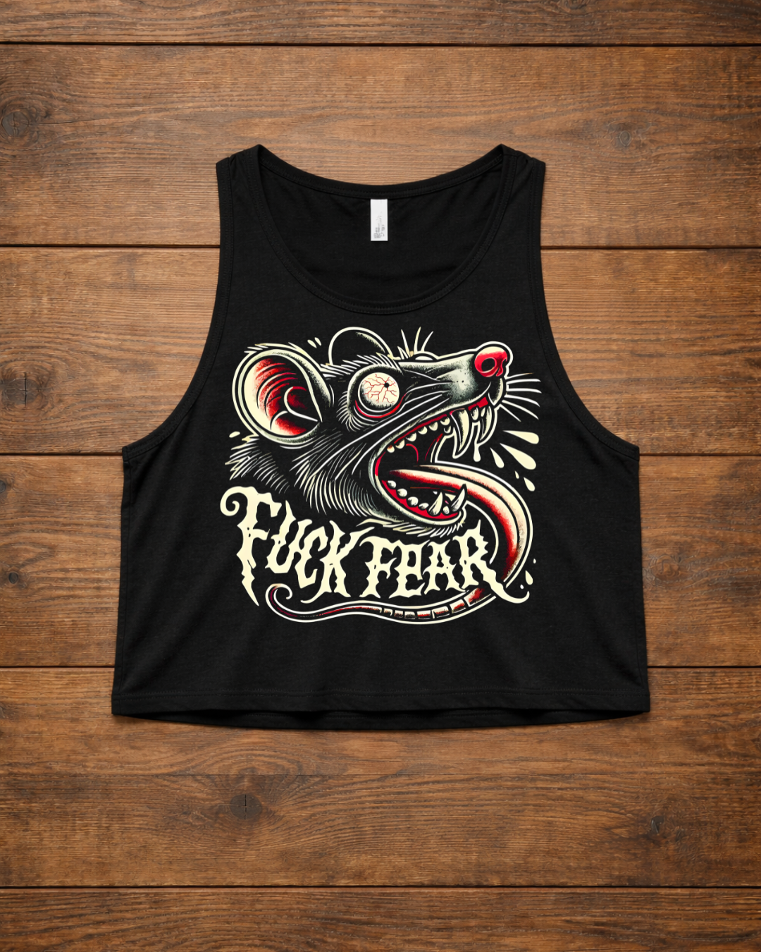 Fk Fear Rat Graphic T-Shirt | Fearless Streetwear & Gym Apparel**
