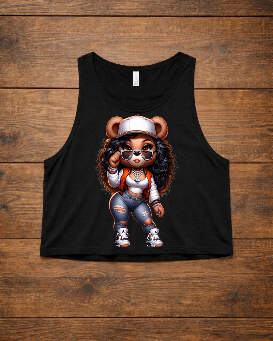 🔥 Pretty Gurl Teddy Energy Crop Top 🔥