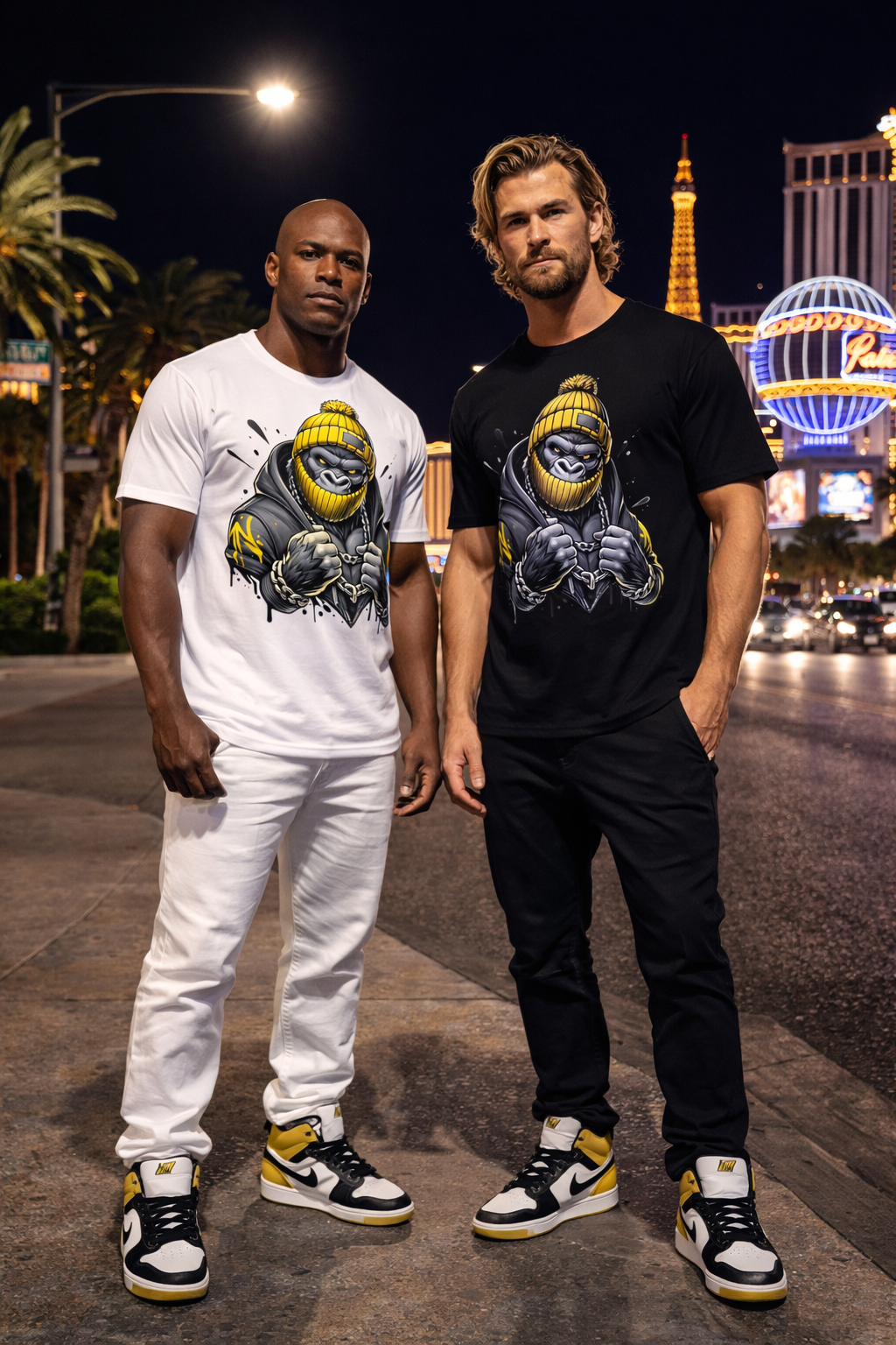 A- SILVERBACK MODE – Gorilla Streetwear Graphic Tee | Built Different. Chained. Unstoppable.