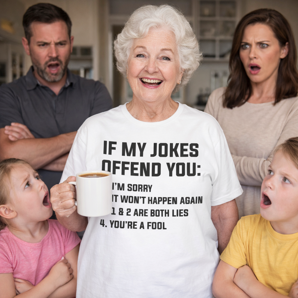 x- If My Jokes Offend You Shirt – Funny Sarcastic T-Shirt | Savage Humor Tee | Unapologetic Statement Shirt