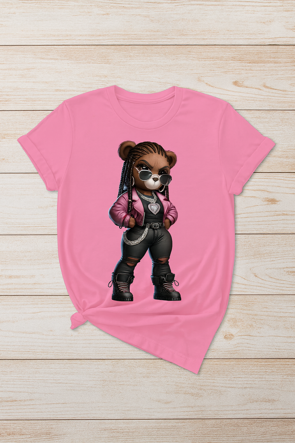 Boss Boots Ladies Color Raid Teddy Bear/ Street wear