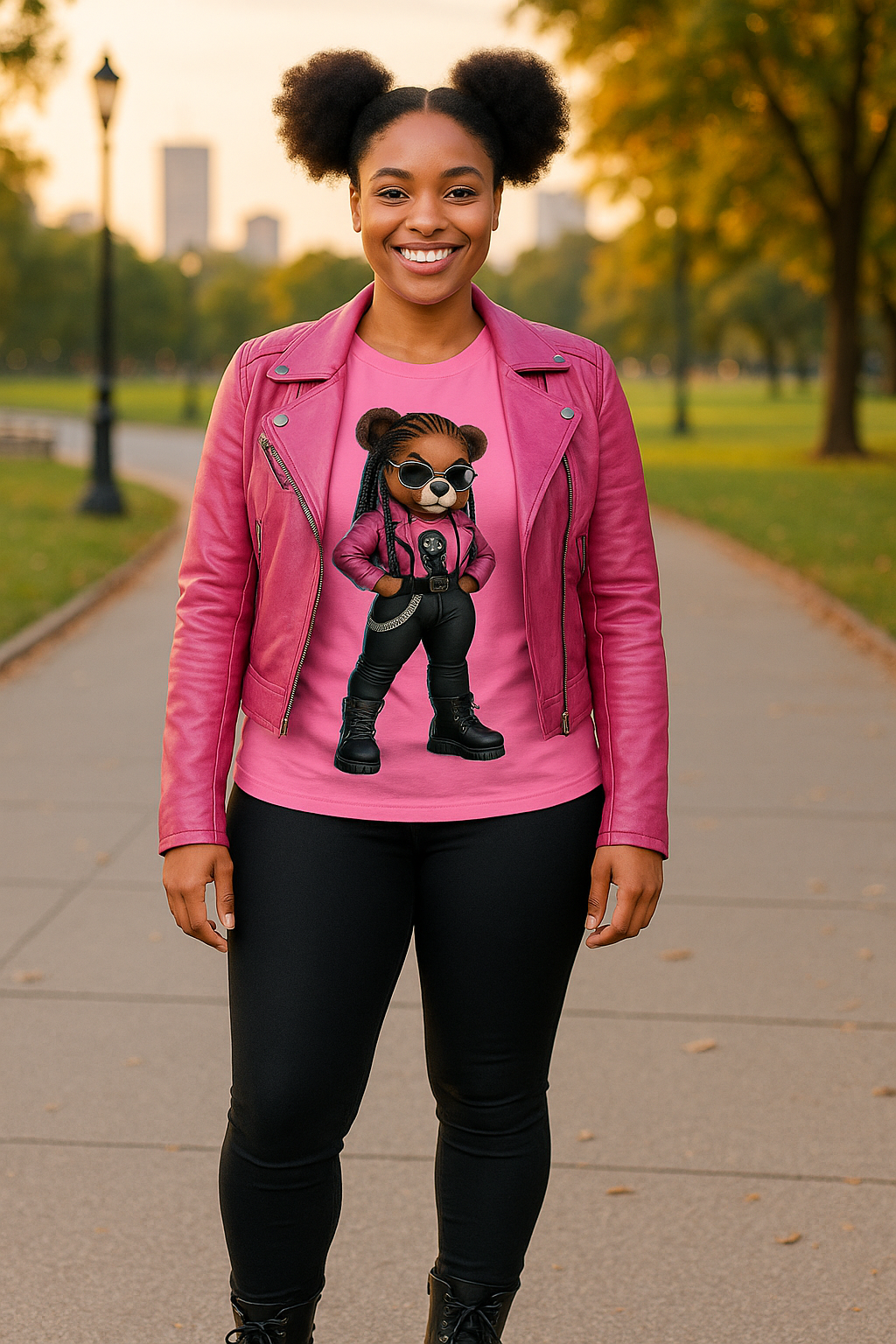 Boss Boots Ladies Color Raid Teddy Bear/ Street wear