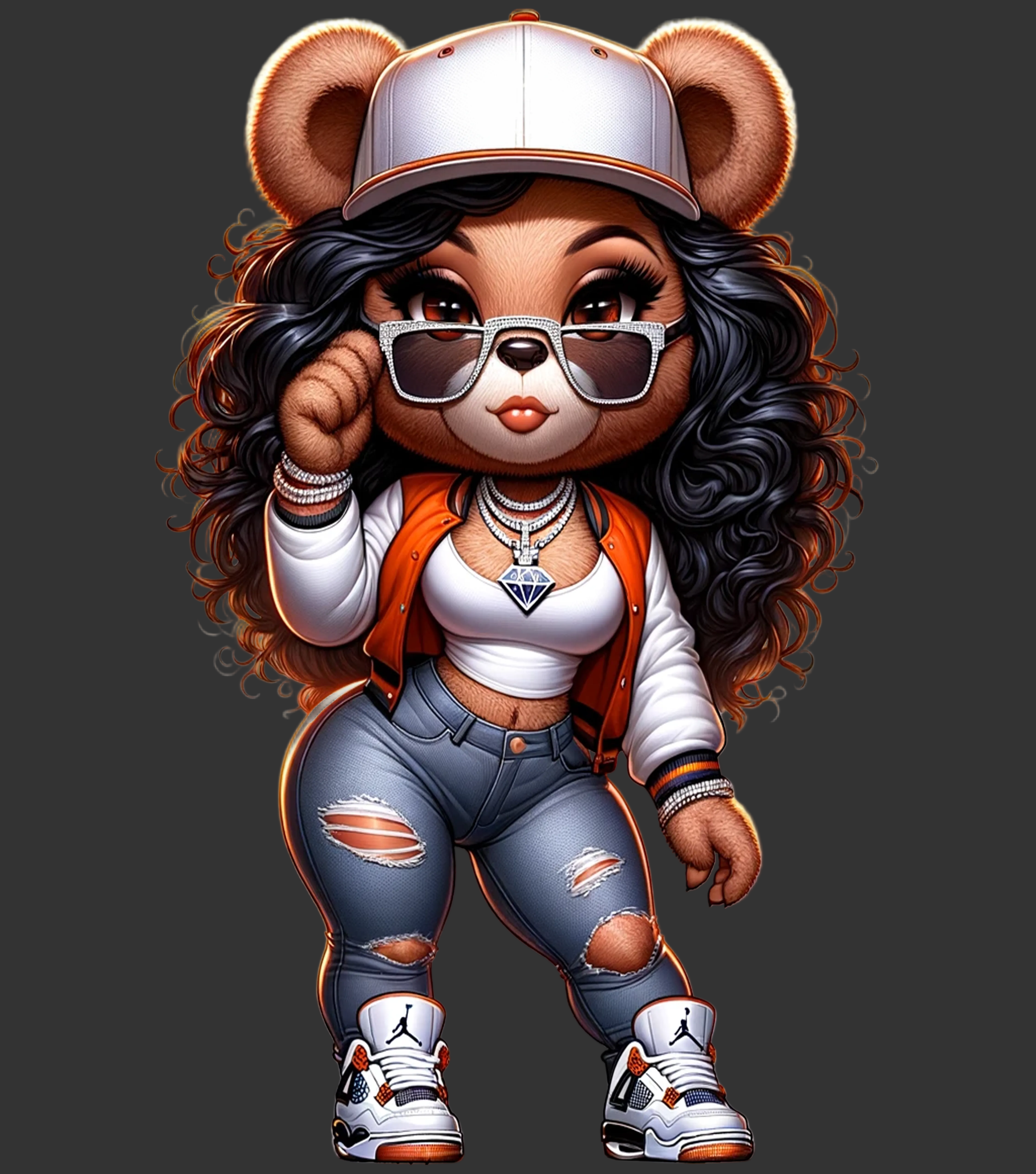 🔥 Pretty Gurl Teddy Energy Crop Top 🔥