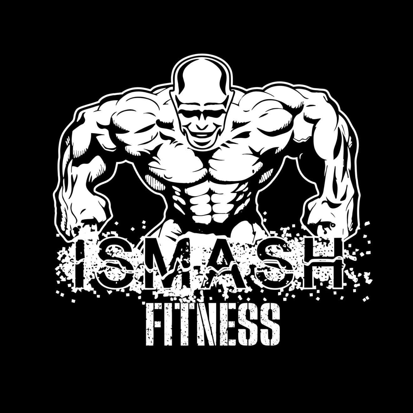 iSmash Fitness Tee | Unisex Cotton Gym Workout Shirt