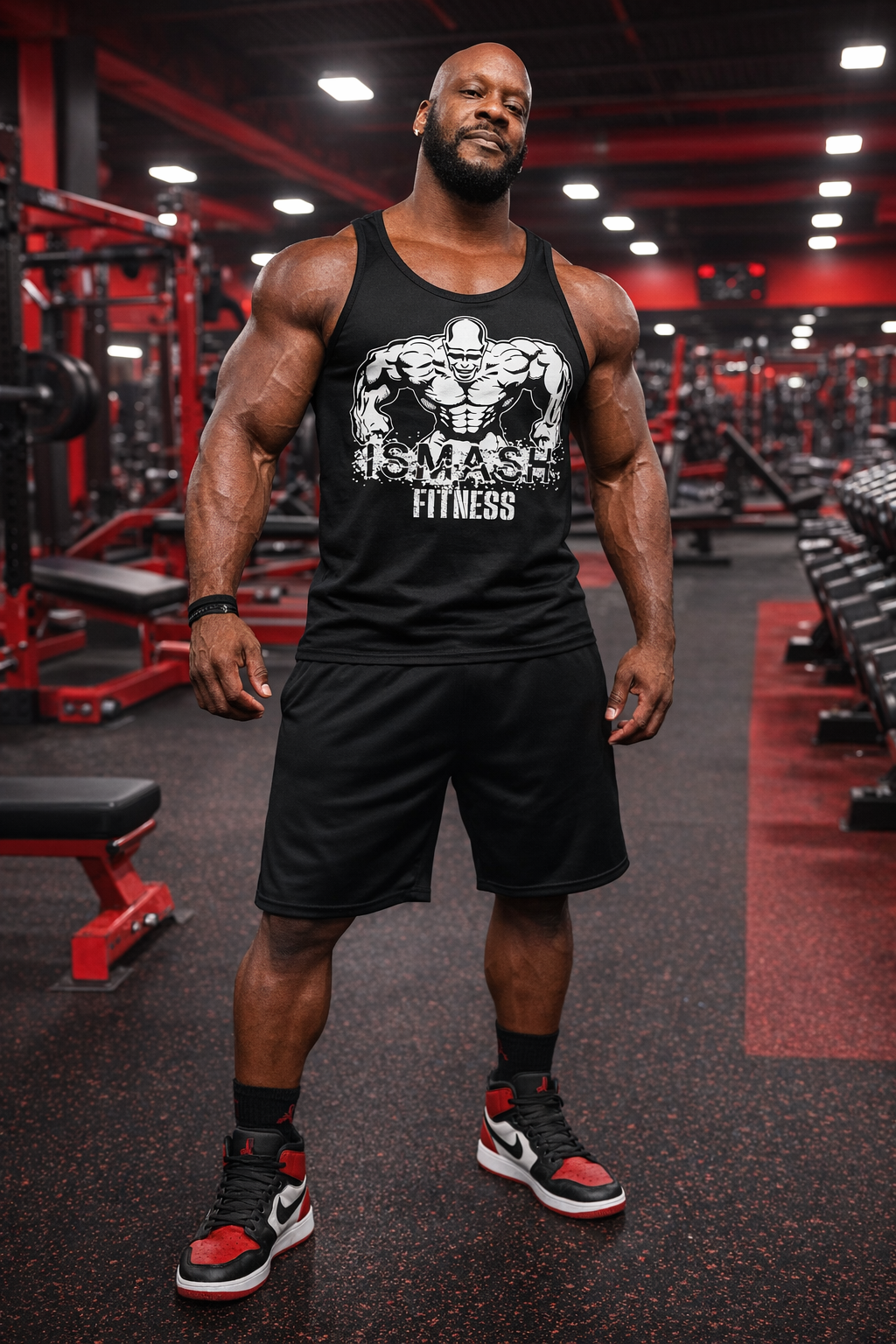 iSmash Fitness Tee | Unisex Cotton Gym Workout Shirt